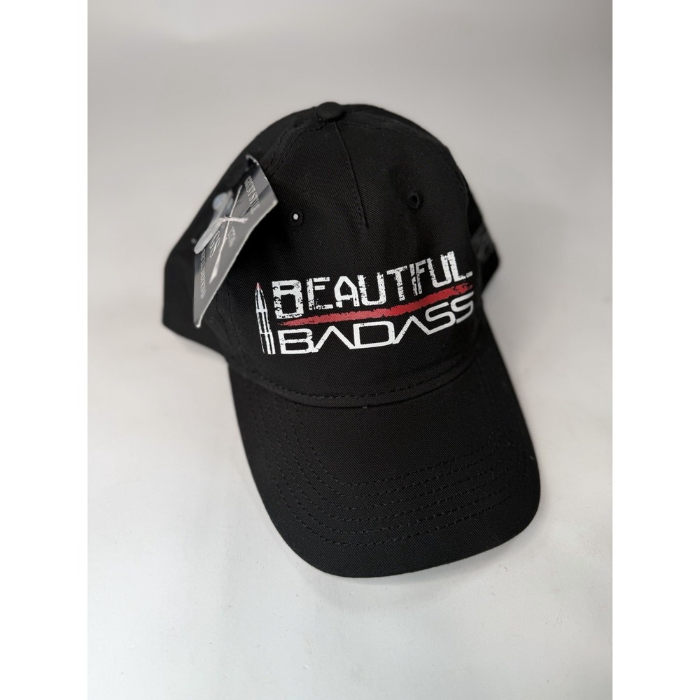 Women's Grunts Style Beautiful Badass Hat Black Cap Millirary Snapback